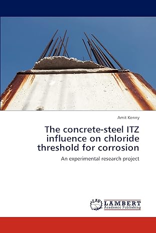 the concrete steel itz influence on chloride threshold for corrosion an experimental research project 1st