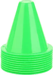 oukens soccer training cone 10pcs soccer cones training sports football equipment barriers plastic marker