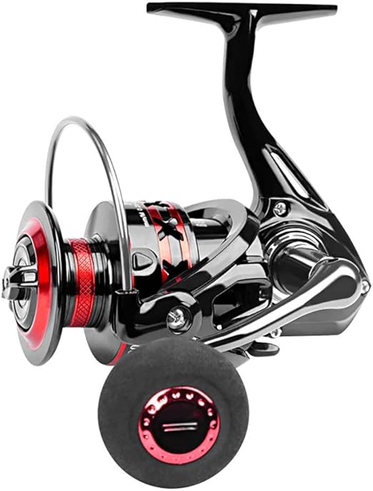 teqin spinning fishing reel 5 0 1/4 7 1 high speed gear ratio long casting lure fishing reel 2000 7000#