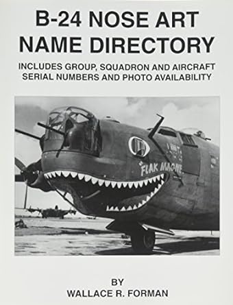 b 24 nose art name directory includes group squadron and aircraft serial numbers and photo availability 1st