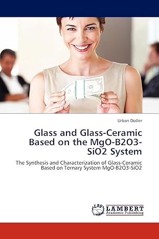 glass and glass ceramic based on the mgo b2o3 sio2 system the synthesis and characterization of glass ceramic