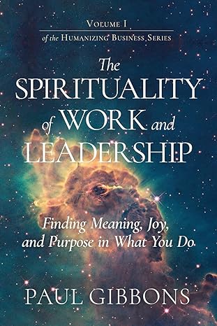 the spirituality of work and leadership finding meaning joy and purpose in what you do 1st edition paul