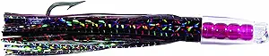 Candh Rattle Jet 6 3/4 Inch Pre Rigged Lure Black Purple Mylar