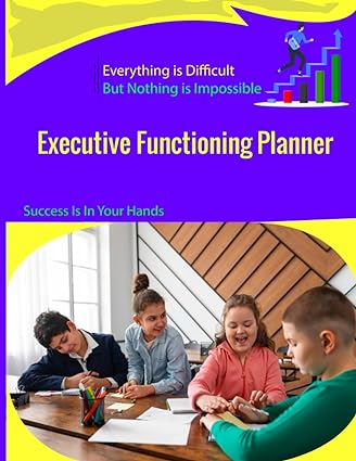 executive functioning planner 1st edition faysal ahmed 979-8859222452