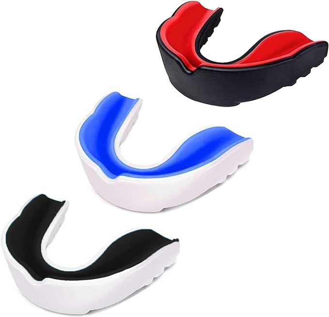 3 pack kids youth mouth guard football sports braces mouthguards for mouthpiece boys teeth for mma boxing