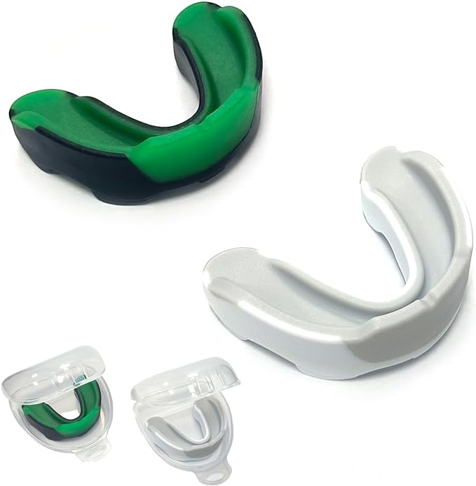 2 pack sports mouth guard for adult durable mouthguard added new hardened eva protective for boxing football
