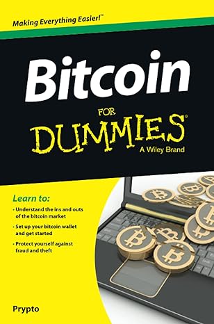 bitcoin for dummies 1st edition prypto 1119076137, 978-1119076131
