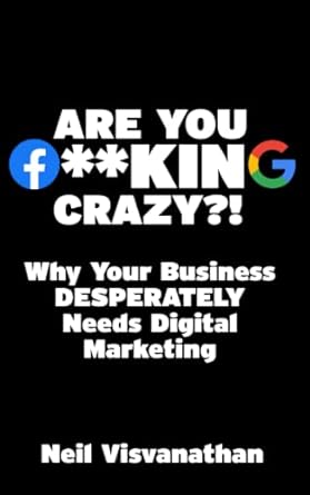 are you f king crazy why your business desperately needs digital marketing 1st edition neil anand visvanathan