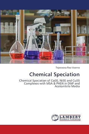 chemical speciation chemical speciation of co ni and cu complexes with msa and phen in dmf and acetonitrile