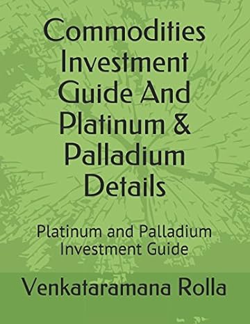 commodities investment guide and platinum and palladium details 1st edition venkataramana rolla 1521159777,
