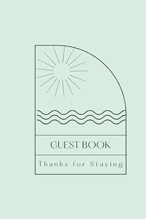 guest book thanks for staying 1st edition hostess w mostest b0cl4yg31p