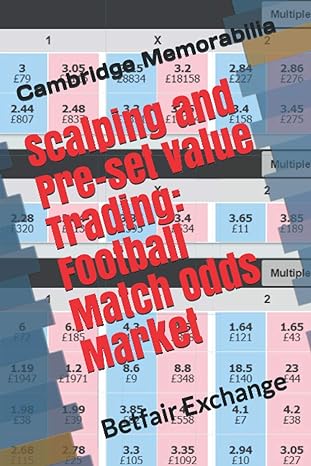 scalping and pre set value trading football match odds market betfair exchange bilingual edition cambridge