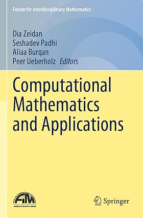 computational mathematics and applications 1st edition dia zeidan, seshadev padhi, aliaa burqan, peer