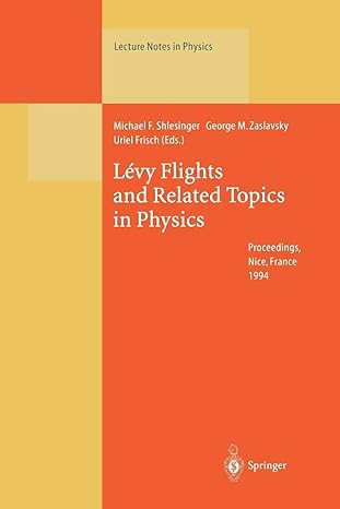 l vy flights and related topics in physics proceedings of the international workshop held at nice france 27