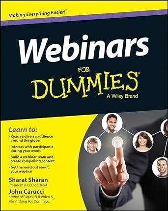 webinars for dummies 1st edition sharat sharan ,john carucci 1118885724, 978-1118885727
