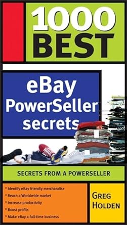 1000 best ebay success secrets secrets from a powerseller 1st edition greg holden 1402208057, 978-1402208058