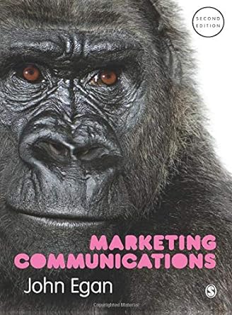 marketing communications 2nd edition john egan 144625903x, 978-1446259030