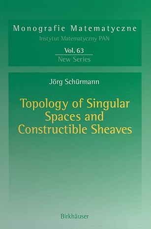 topology of singular spaces and constructible sheaves 1st edition j rg sch rmann 3034894244, 978-3034894241