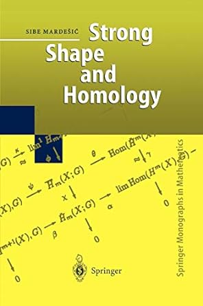 strong shape and homology 1st edition sibe mardesic 3642085466, 978-3642085468