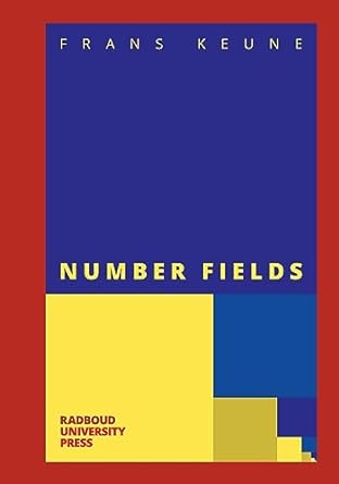number fields 1st edition frans keune 9493296032, 978-9493296039