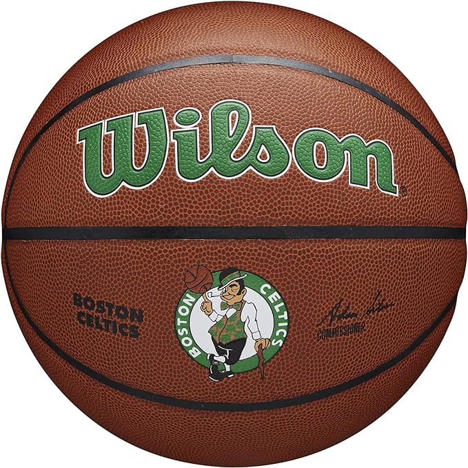 wilson nba alliance series basketballs team logo basketballs 29 5 and mini sizes  ‎wilson b091ml3n56