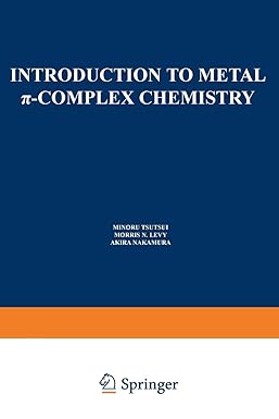 introduction to metal a complex chemistry 1970th edition minore tsutsui, morris n levy, akira nakamura