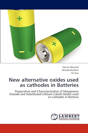 new alternative oxides used as cathodes in batteries preparation and characterization of manganese dioxide