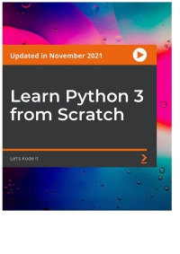 learn python 3 from scratch 1st edition lets kode it 1789135850, 9781789135855