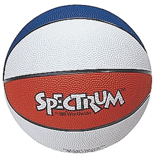 spectrum red white and blue basketball intermediate 28 5  spectrum b0156zyhg6