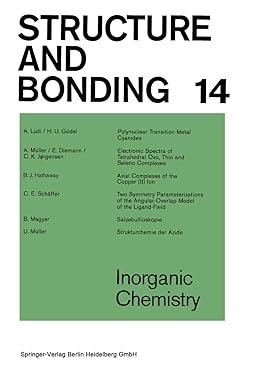 structure and bonding 14 inorganic chemistry 1st edition j d dunitz 3540061622, 978-3540061625