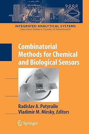 combinatorial methods for chemical and biological sensors 2009th edition radislav a potyrailo ,vladimir m
