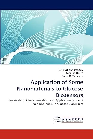 application of some nanomaterials to glucose biosensors preparation characterization and application of some
