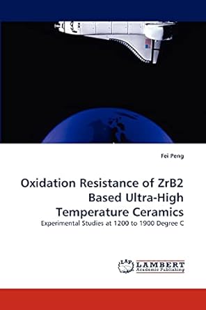 oxidation resistance of zrb2 based ultra high temperature ceramics experimental studies at 1200 to 1900