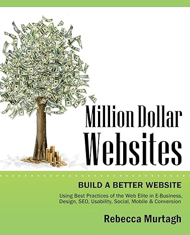 million dollar websites build a better website using best practices of the web elite in e business design seo