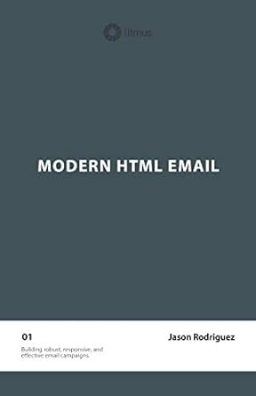 modern html email 2nd edition jason rodriguez 1910144673, 978-1910144671