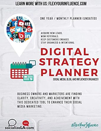 digital strategy planner social media blog and influencer organizer business owners and marketers are finding