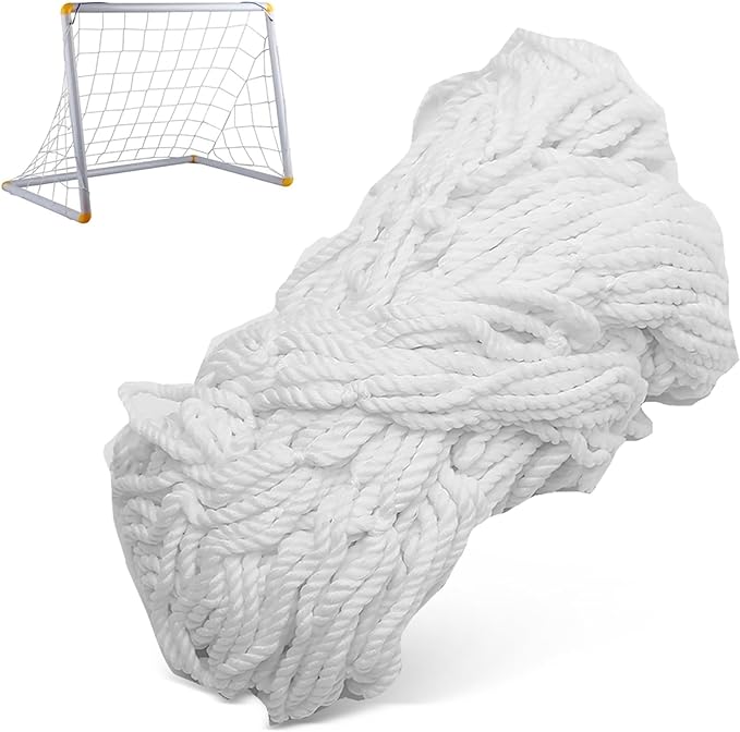 soccer net 12x6 kids soccer net for replacement goal net and soccer goal straps fit 6 x 4 8 x 6 12 x 6 24 x 8