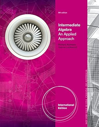 intermediate algebra an applied approach 9th international edition joanne s lockwood ,richard n aufmann