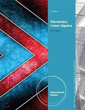 elementary linear algebra 7th international edition ron larson ,david c falvo 1133111343, 978-1133111344