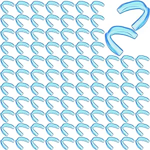 100 pcs kids youth mouth guard for sports mouthguard athletic football mouth guard football mouthpiece gum