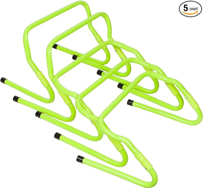 therapist s choice set of 5 adjustable height speed hurdles  ?therapists choice b074hh29xm