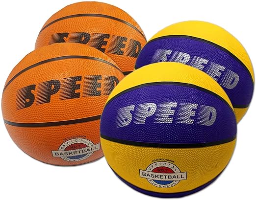 speed outdoor basketballs no 7 official size and weight color great for basketballs party favors  ‎speed