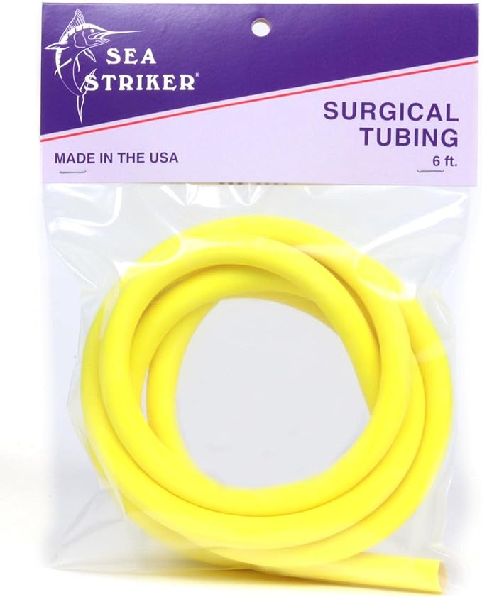 sea striker cuda tubing for fishing 6 feet latex surgical tubing  ‎sea striker b00au5un6g
