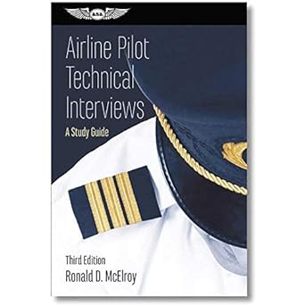 airline transport pilot technical interviews a study guide 3rd edition ronald d mcelroy 0964283948,