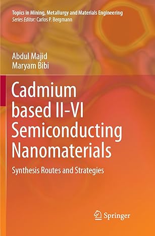 cadmium based ii vi semiconducting nanomaterials synthesis routes and strategies 1st edition abdul majid