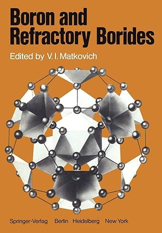 boron and refractory borides 1st edition v i matkovich 0521279135, 978-0521279130