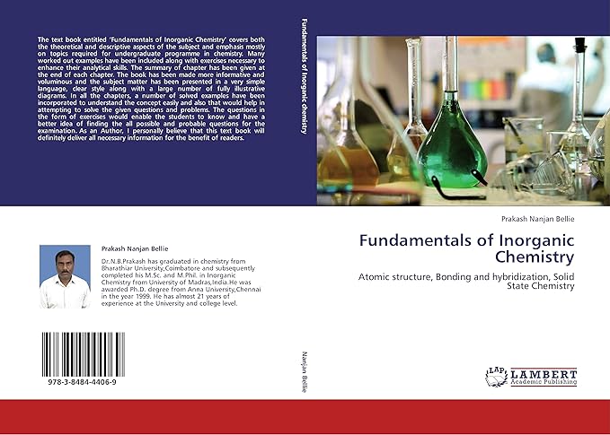 fundamentals of inorganic chemistry atomic structure bonding and hybridization solid state chemistry 1st