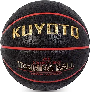 kuyotq 2 2lbs weighted heavy size 6 28 5 basketball training equipment basketball pu leather indoor outdoor