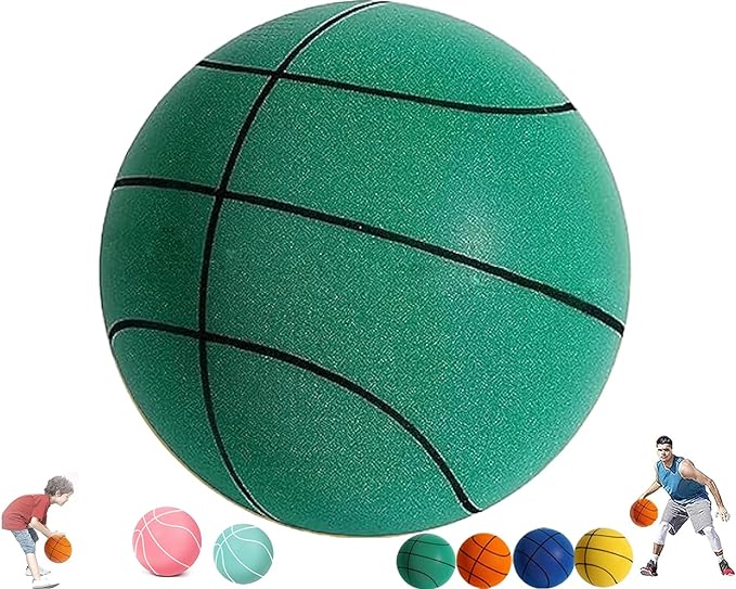 ivmqclicc hush handle basketball silent basketball dribbling indoor quiet basketball indoor foam basketball