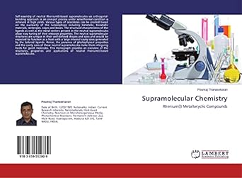 supramolecular chemistry rhenium metallacyclic compounds 1st edition pounraj thanasekaran 3659552801,